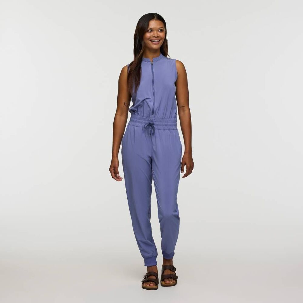 Cotopaxi Cambio Jumpsuit Blue Smoke Small Athleisure Summer Spring Casual Basic